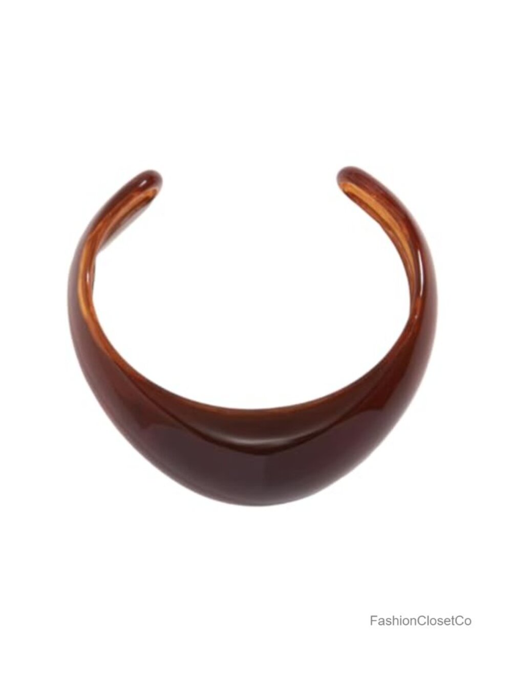 Chunky Resin Cuff Bracelet Statement Acrylic Bangle Wrap